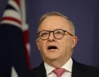 FILE PHOTO: Australian Prime Minister Anthony Albanese speaks during a press conference in Sydney, Australia, September 12, 2025. REUTERS/Hollie Adams/File Photo/Hollie Adams