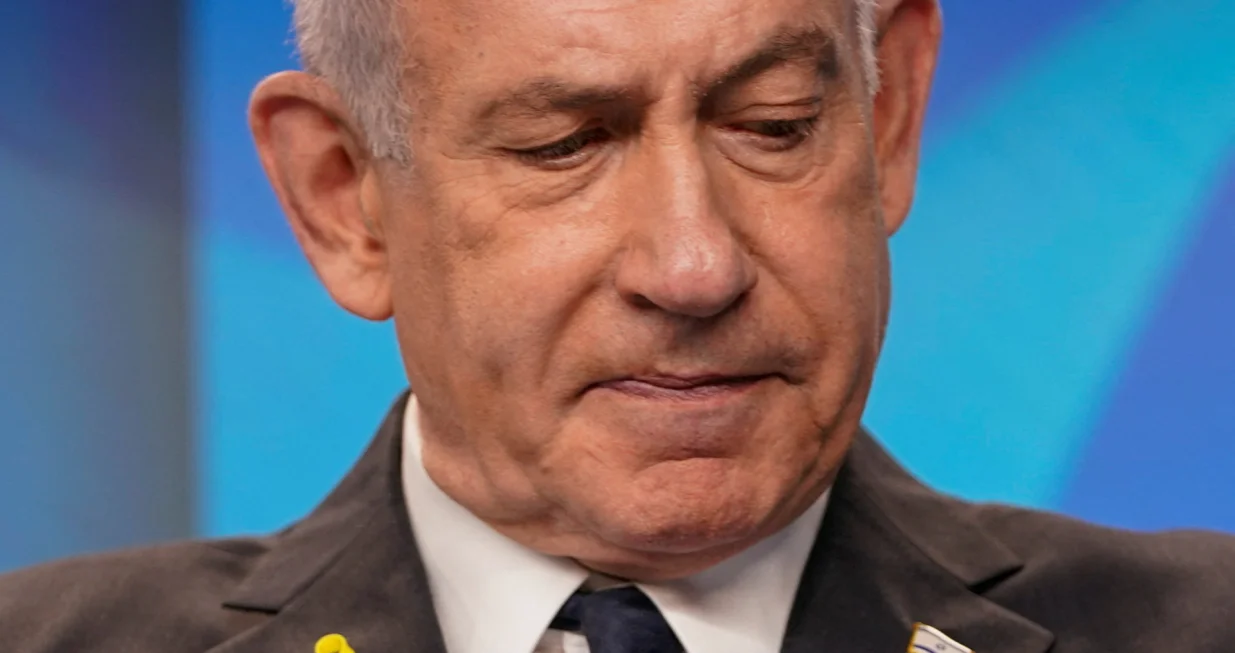 Israeli Prime Minister Benjamin Netanyahu holds a joint press conference with U.S. Secretary of State Marco Rubio (not pictured) at the Prime Minister's Office, during Rubio's visit, in Jerusalem, September 15, 2025. REUTERS/Nathan Howard/Pool/Nathan Howard