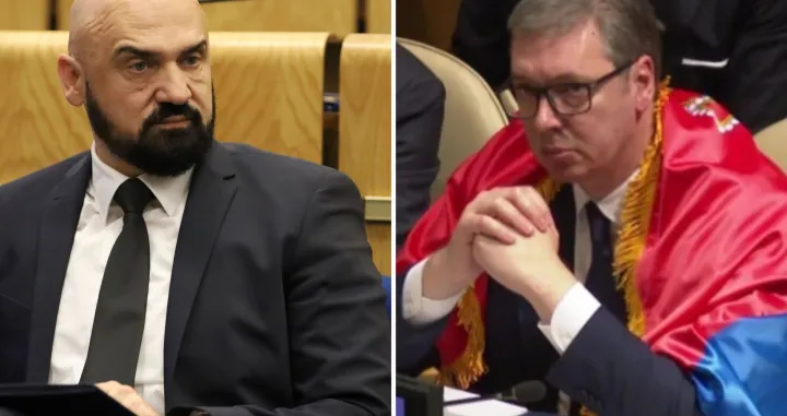 Ramo Isak, Aleksandar Vučić//