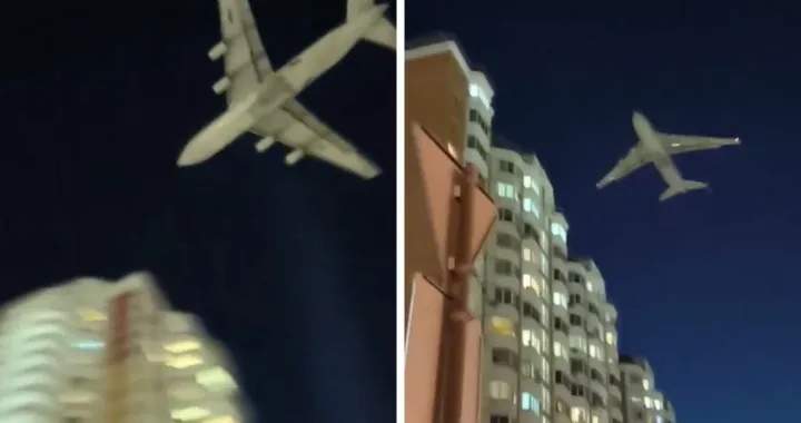 Avioni nisko lete iznad Moskve/X