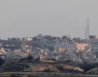 Building lie in ruin in Gaza, as seen from the Israeli side of the border with Gaza, September 9, 2025. REUTERS/Amir Cohen/Amir Cohen