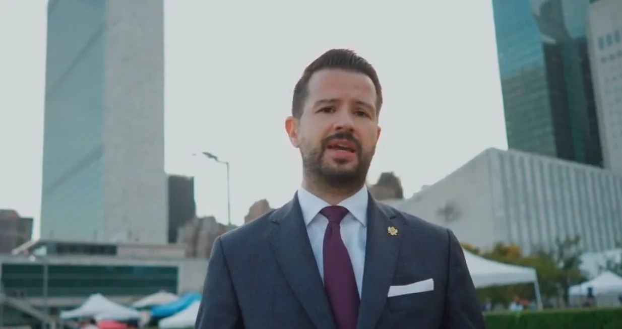 Jakov Milatović u New Yorku/Screenshot