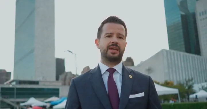 Jakov Milatović u New Yorku/Screenshot