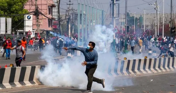 NEDAVNI ULIČNI PRIZORI: Nezadovoljstvo Nepalaca nije trajalo dugo, ali je bilo burno i uspješno/