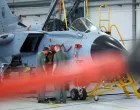 FILE PHOTO: Members of the military work on PA-200 Tornado combat aircraft at an air base of German army Bundeswehr, in Buechel, Germany, July 18, 2024. REUTERS/Thilo Schmuelgen/File Photo/Thilo Schmuelgen