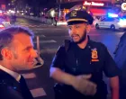 emmanuel macron, new york, policija, donald trump/Screenshot