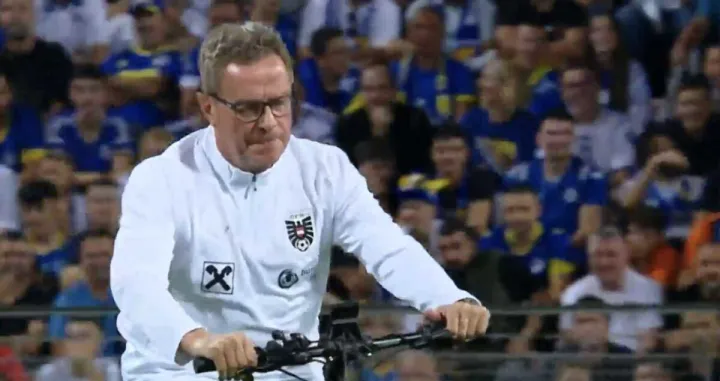 Ralf Rangnick na Bilinom polju/Foto: 