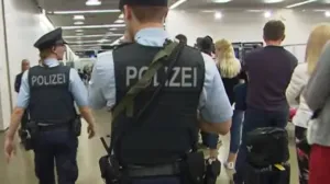 policija njemačka aerodrom/Ilustracija/