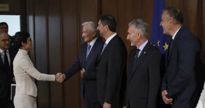 Marta Kos evropska komesarka za proširenje, članovi Zajedničkog kolegija oba doma Parlamenta BiH, Nikola Špirić/Vijesti.ba