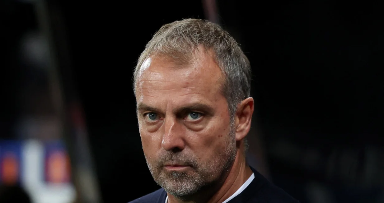 Soccer Football - UEFA Champions League - Newcastle United v FC Barcelona - St James' Park, Newcastle, Britain - September 18, 2025 FC Barcelona coach Hansi Flick before the match REUTERS/Scott Heppell/Foto: Scott Heppell