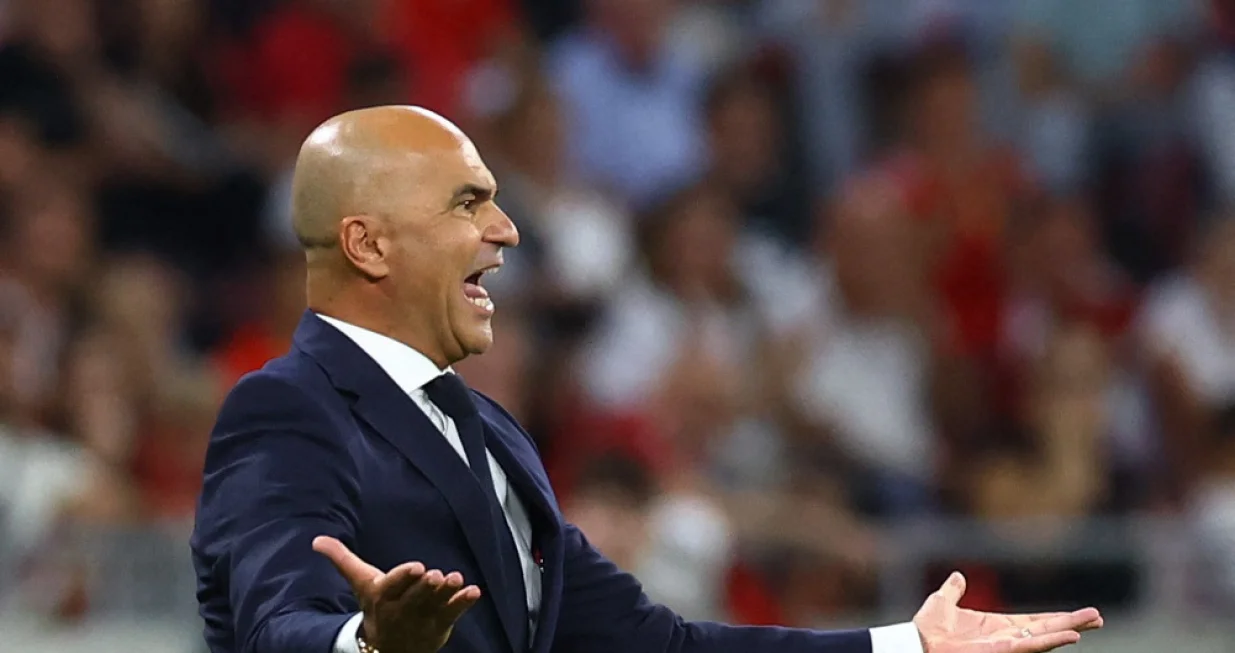 Soccer Football - World Cup - UEFA Qualifiers - Group F - Hungary v Portugal - Puskas Arena, Budapest, Hungary - September 9, 2025 Portugal coach Roberto Martinez reacts REUTERS/Bernadett Szabo/Foto: Bernadett Szabo