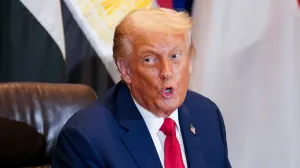 U.S. President Donald Trump attends a multilateral meeting during the 80th United Nations General Assembly, in New York City, New York, U.S., September 23, 2025. REUTERS/Al Drago/Alexander Drago