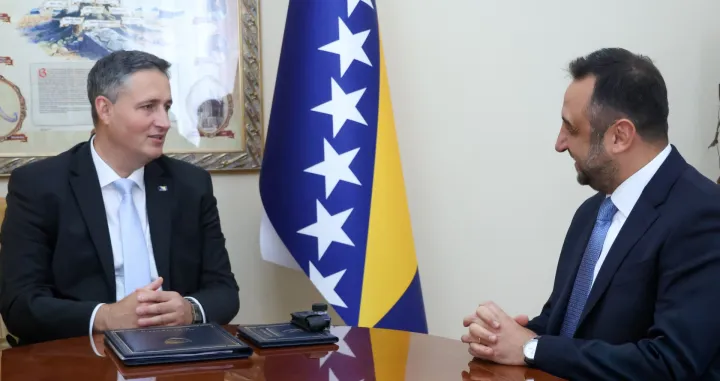 Denis Bećirović i Emin Akseki/Predsjedništvo Bih