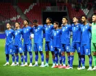 Soccer Football - World Cup - UEFA Qualifiers - Group I - Israel v Italy - Nagyerdei Stadion, Debrecen, Hungary - September 8, 2025 Israel players line up during the national anthems before the match REUTERS/Bernadett Szabo/Foto: Bernadett Szabo