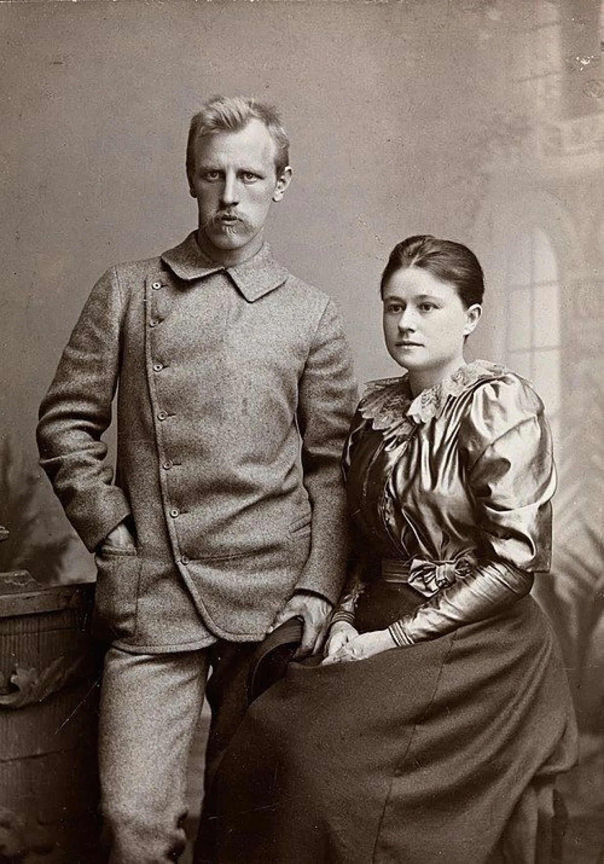 Fridtjof Nansen i njegova gospođa Eva Sars, 1889./