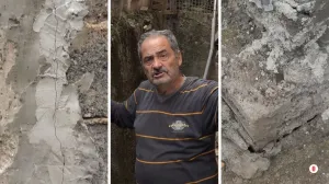 Fikret Paćariz nam je pokazao štetu na njegovoj kući/O Kanal