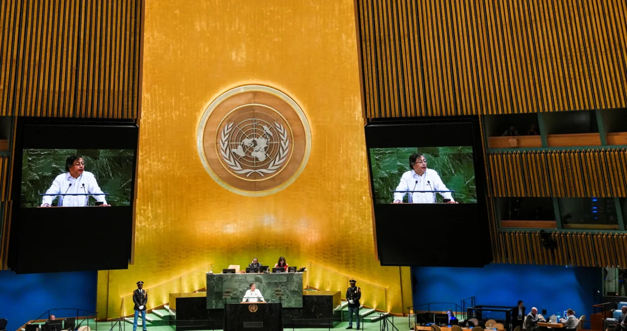 Govor Gustava Petra na Generalnoj skupštini UN-a/Eduardo Munoz