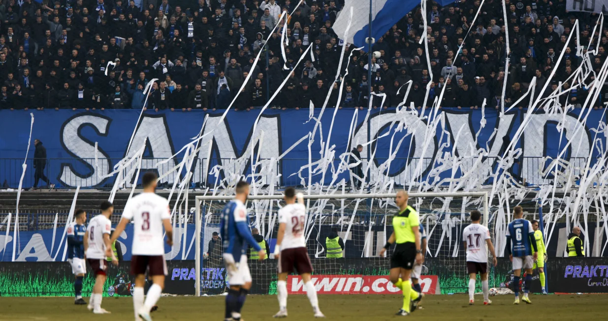 Grbavica derbi 22.02.2025/Foto: Damir Deljo