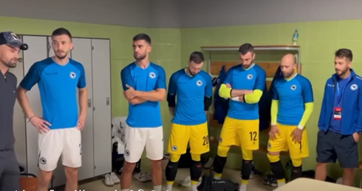 Amel Tuka i futsal reprezentativci/Foto: 