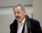 Guillaume Sarkozy arrives for the verdict in the trial of former French President Nicolas Sarkozy and other defendants on charges of corruption and illegal financing of an election campaign related to alleged Libyan funding of his successful 2007 presidential bid, at the courthouse in Paris, France, September 25, 2025. REUTERS/Stephanie Lecocq/Stephanie Lecocq