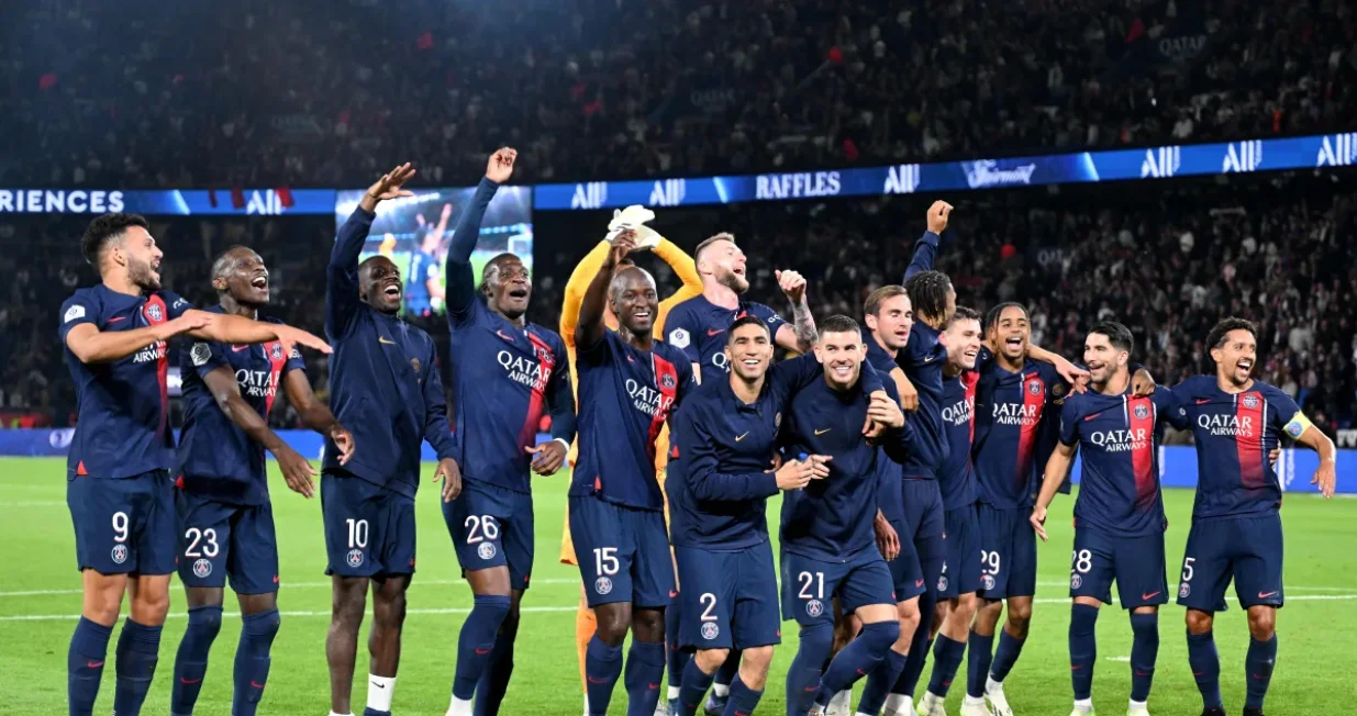 Randal Kolo MuaniAchraf HakimiOusmane Dembele/Foto: 