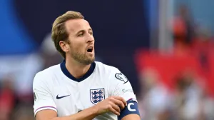 Soccer Football - World Cup - UEFA Qualifiers - Group K - England v Andorra - Villa Park, Birmingham, Britain - September 6, 2025 England's Harry Kane reacts REUTERS/Dylan Martinez/Foto: Dylan Martinez