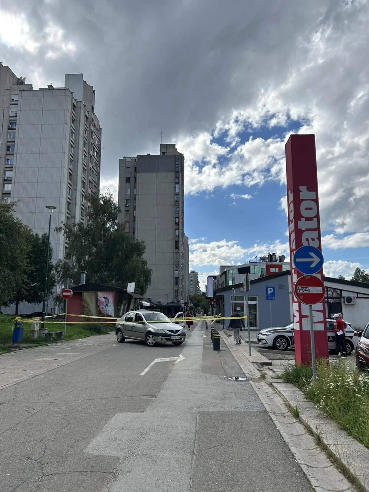 alipašino polje, policija, policijska traka - nesreća, povrijeđen pješak/Čiteteljica Oslobođenja 