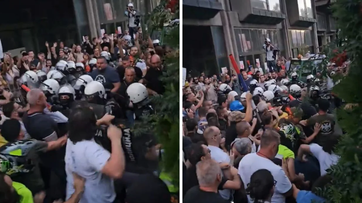 Sukob građana i policije/X