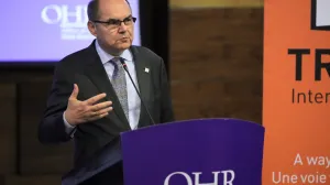 Konferencija za medije visokog predstavnika Christiana Schmidta i direktora Međunarodne akademije nirnberških principa, profesora Christopha Safferlinga/Senad Gubelić