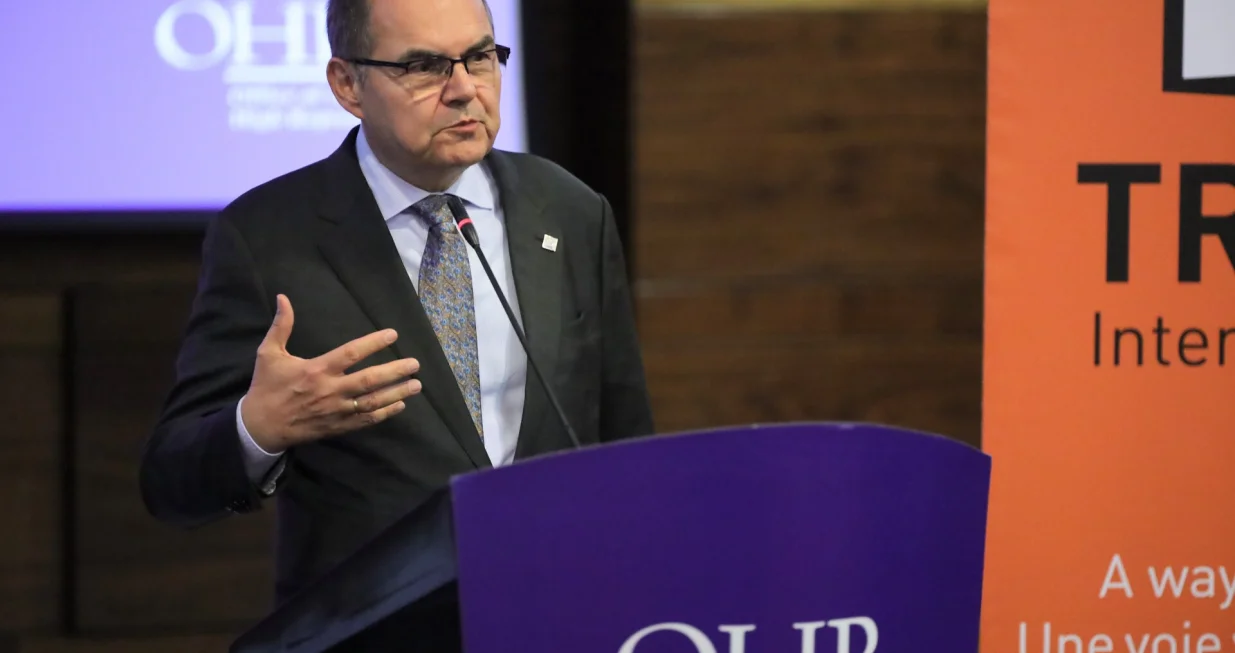 Konferencija za medije visokog predstavnika Christiana Schmidta i direktora Međunarodne akademije nirnberških principa, profesora Christopha Safferlinga/Senad Gubelić