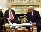 U.S. President Donald Trump listens as Turkey's President Recep Tayyip Erdogan's interpreter speaks during a meeting in the Oval Office at the White House in Washington, D.C., U.S., September 25, 2025. REUTERS/Kevin Lamarque/Kevin Lamarque