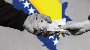 Ilustracija za kolumnu, Goran Dakić, BiH, mito, korupcija, novac/Benjamin Krnić