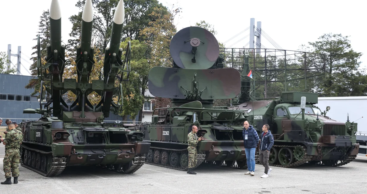 BEOGRAD, SRBIJA - 26. septembar 2025: Pogled na MeД'unarodni sajam naoruЕѕanja i vojne opreme "Partner 2025" koji se odrЕѕava od 23. do 26. septembra 2025. godine u Beogradu, Srbija. (Filip Stevanovic - Anadolu Agency)/