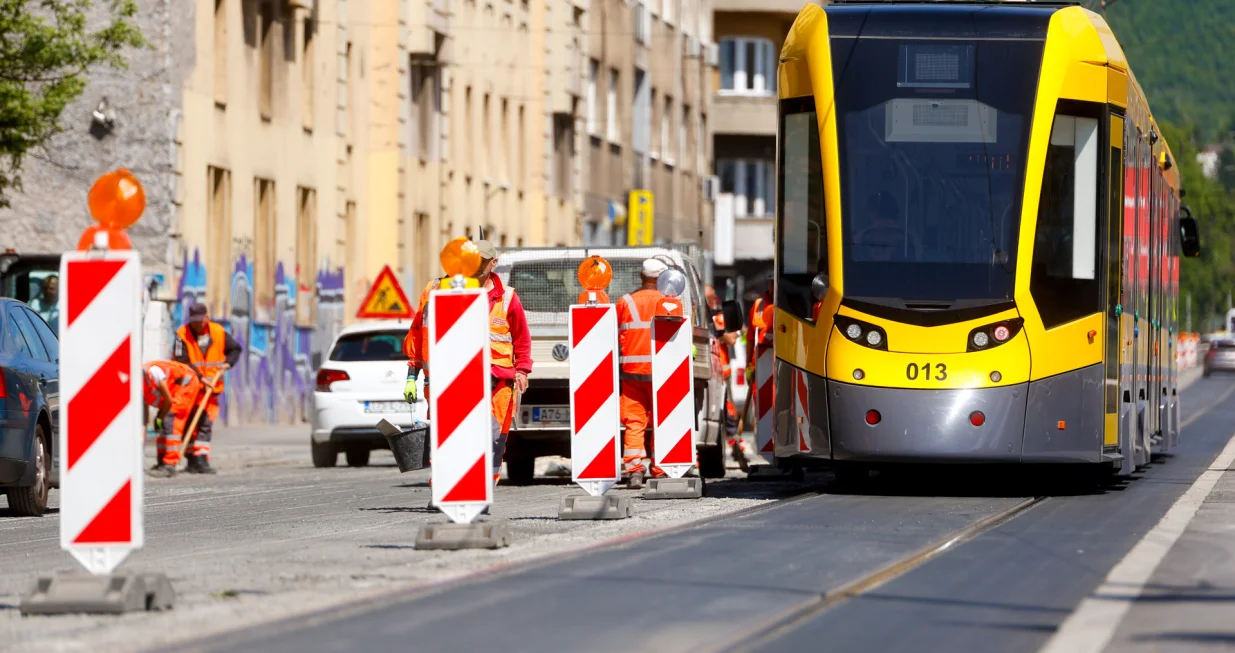 Radovi Strabag u Obali Kulina bana/Damir Deljo