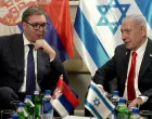 New York, SAD - 26. septembar 2025: Predsjednik Srbije Aleksandar Vučić u New Yorku se sastao s izraelskim predsjednikom Benjaminom Netanyahuom. Vućić u New Yorku boravi u okviru 80. zasjedanja Generalne skupštine Ujedinjenih nacija. (Ured predsjednika Srbije - Anadolu Agency)/