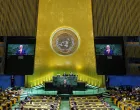Israeli Prime Minister Benjamin Netanyahu addresses the 80th United Nations General Assembly (UNGA) at U.N. headquarters in New York City, U.S., September 26, 2025. REUTERS/Jeenah Moon/Jeenah Moon