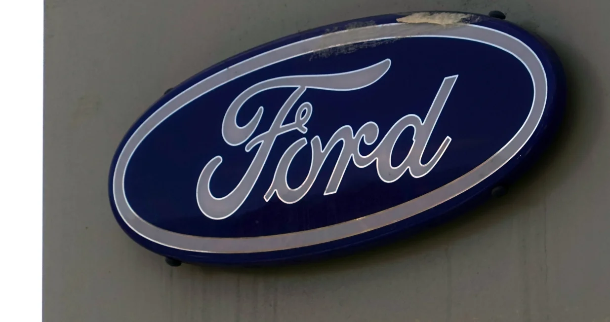epa09828789 A view of the logo of Ford at a car show room in Moscow Russia, 16 March 2022. On 24 February Russian troops had entered Ukrainian territory in what the Russian president declared a 'special military operation', resulting in fighting and destruction in the country, a huge flow of refugees, and multiple sanctions against Russia. As the result of sanctions imposed by the West on Russia, a number of automakers, including Volvo, BMW, Jaguar, Land Rover, Mercedes-Benz, Toyota, Mazda and others, have announced the suspension or limitation of their business in Russia, which had a significant impact on the Russian car market. EPA/MAXIM SHIPENKOV/Maxim Shipenkov