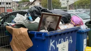 Fotografija Nikole Tesle, Nikola Tesla, kontejner, Prijedor/Infoprijedor