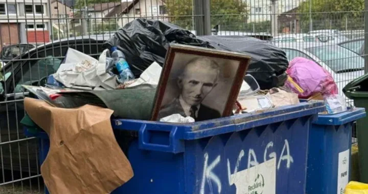 Fotografija Nikole Tesle, Nikola Tesla, kontejner, Prijedor/Infoprijedor