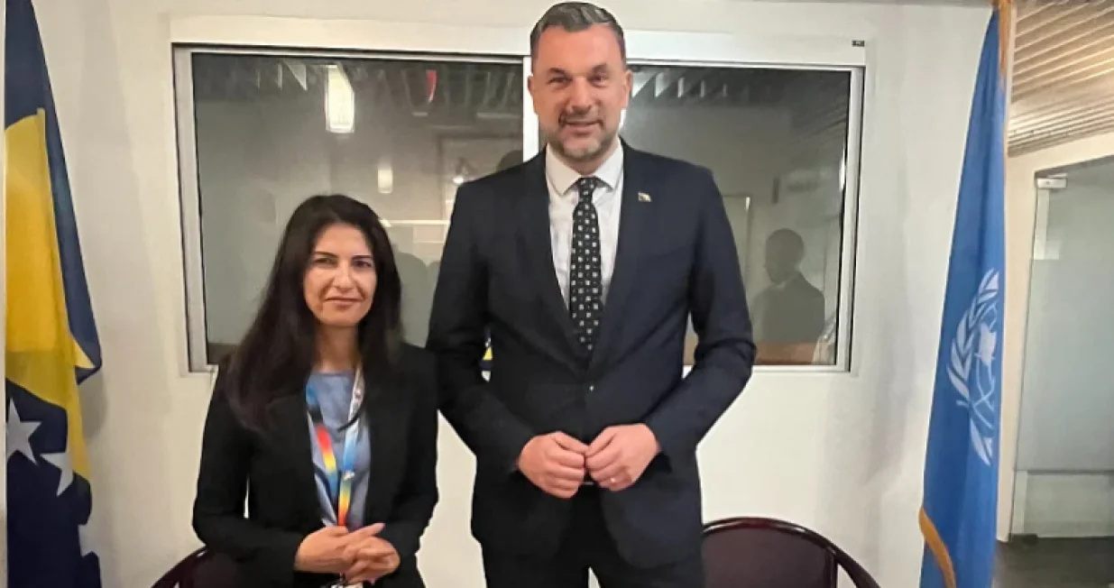 Elmedin Konaković i državna ministrica u Saveznom ministarstvu vanjskih poslova Njemačke Serap Güler/