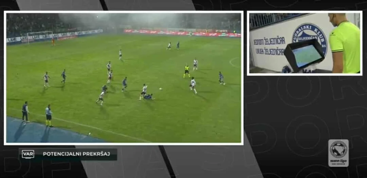 Poništen gol Željezničara/Foto: 