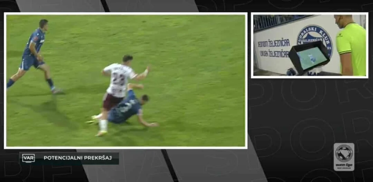 Poništen gol Željezničara/Foto: 