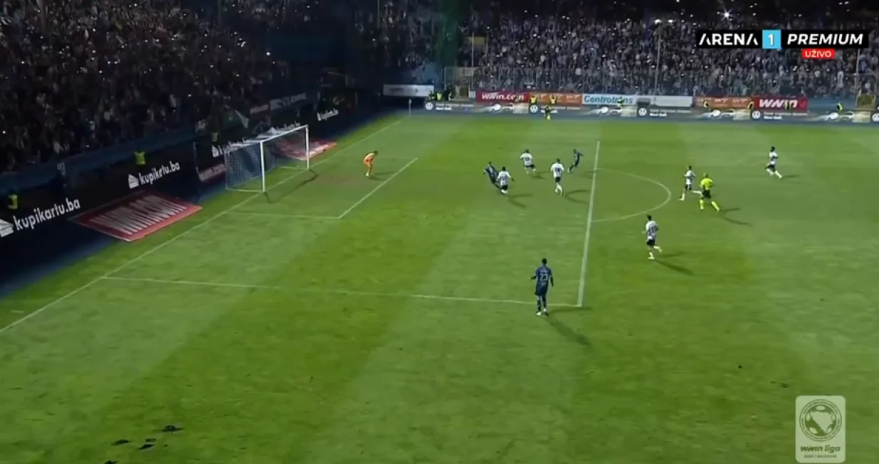 Vinicius Peixoto gol protiv Bordo tima (FOTO: Screenshot/Arenasport)/Foto: 