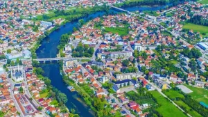 sanski most, grad, devet rijeka, rijeke/Screenshot