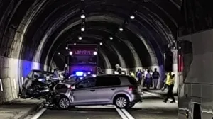 Teška saobraćajna nesreća, tunel Salakovac/