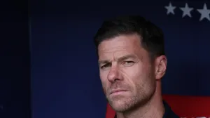 Soccer Football - LaLiga - Atletico Madrid v Real Madrid - Riyadh Air Metropolitano, Madrid, Spain - September 27, 2025 Real Madrid coach Xabi Alonso before the match REUTERS/Violeta Santos Moura/Foto: Violeta Santos Moura