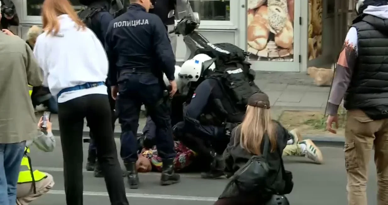 hapšenje, rts, srbija, protesti/