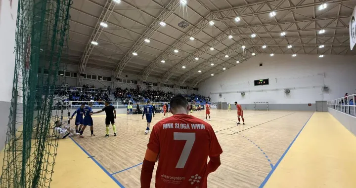 Detalj s utakmice Sloge i Željezničara/Foto: 