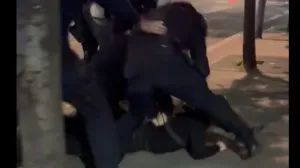 srbija, protesti, policija, studenti/Screenshot