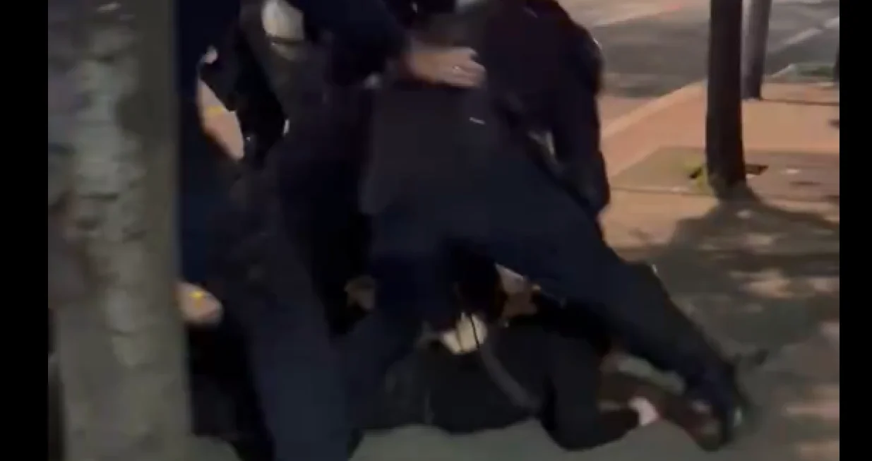 srbija, protesti, policija, studenti/Screenshot